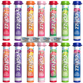 Zipfizz Energy Drink Mix Variety Pack, 14 Tubes (7 Flavors, 2 Each) plus 4 MIMM Mints