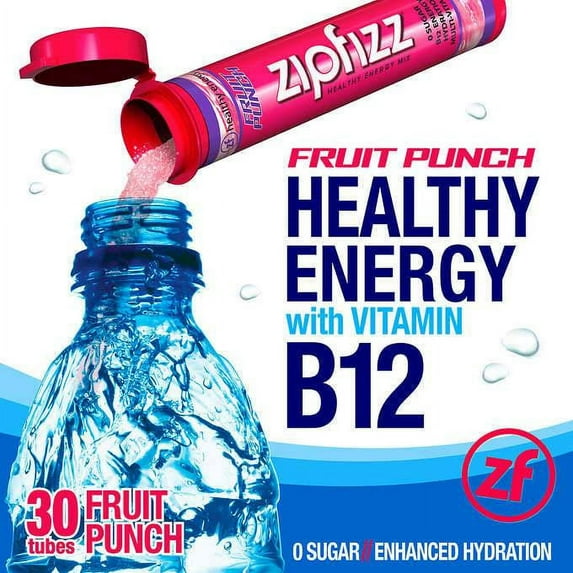 Zipfizz Healthy Energy Drink Mix, 30 Tubes