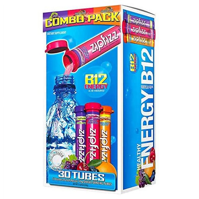 Zipfizz Healthy Energy Drink Mix, Hydration with B12 and MultiVitamins