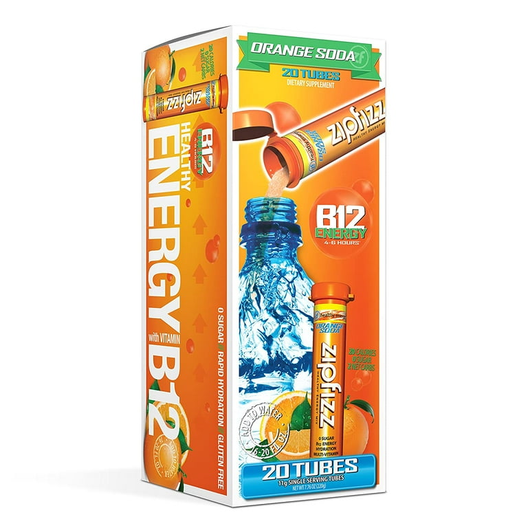 Zipfizz Healthy Energy Drink Mix, Hydration with B12 and Multi