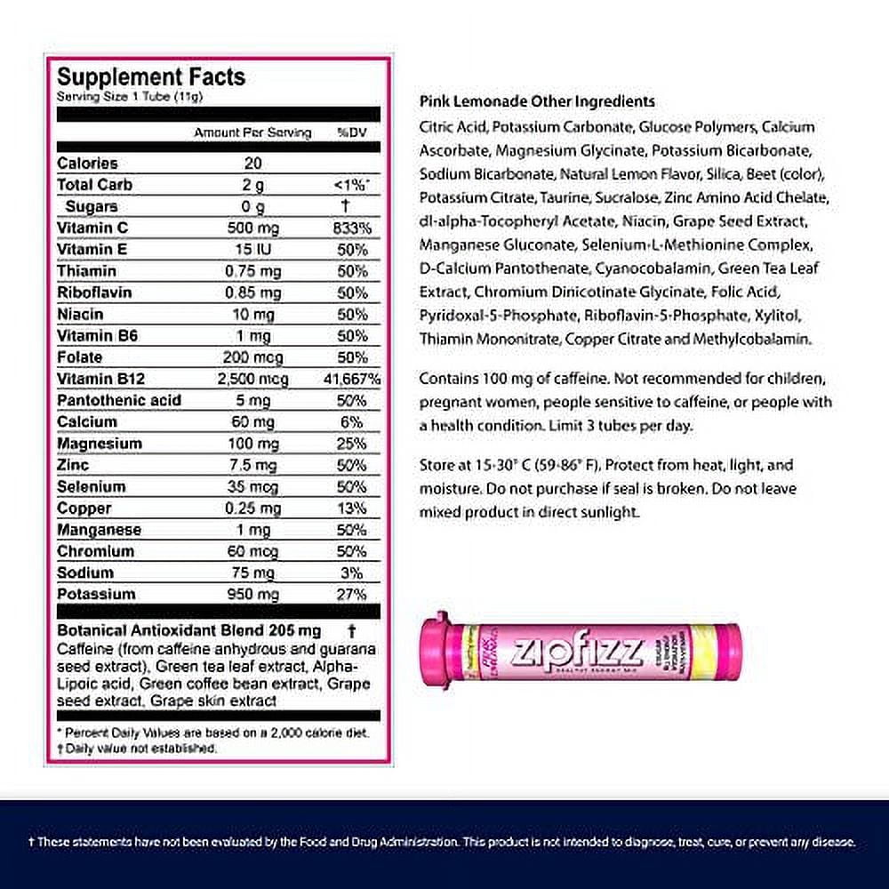 Zipfizz Healthy Energy Drink Mix, Hydration with B12 and Multi Vitamins