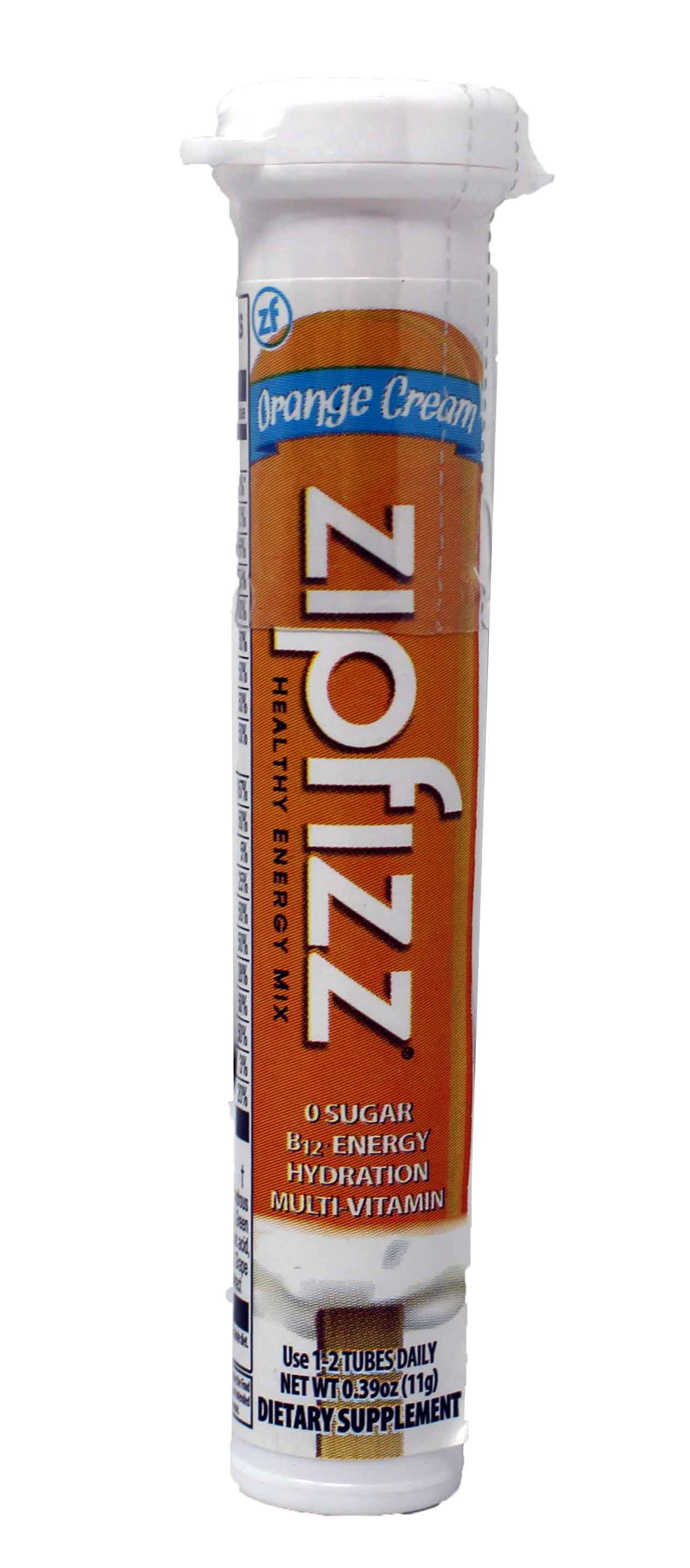 Zipfizz Orange Cream Healthy Energy Mix .39 Ounces