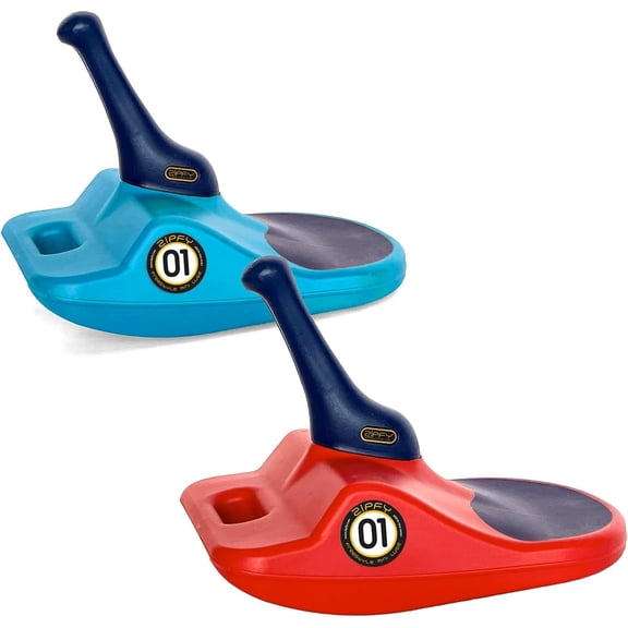 Zipfy Freestyle Mini Luge Snow Sled Made in USA Lightweight Steerable Sit-Down Racer