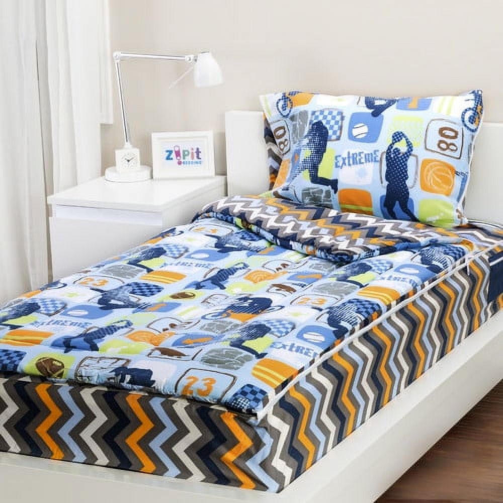 Zipit Bedding Sheet-And-Blanket Bedding Set Side-Storage Pockets