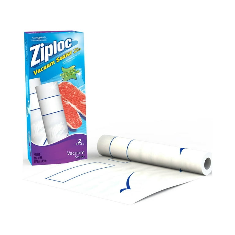 Ziploc vacuum seal food storage rolls 2 ct hotsell