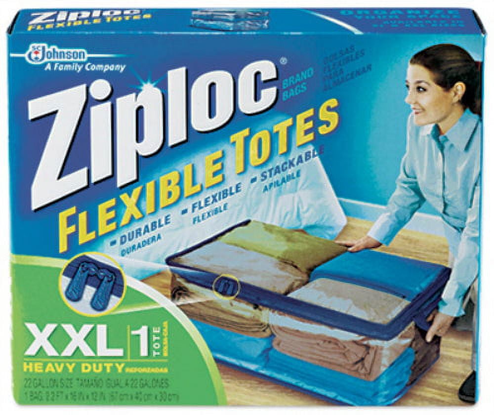 Ziploc 70162 Flexible Storage Tote XX Large 22 Gallon