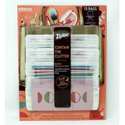 Ziploc Makeup and Accessory Bags, 15-pack Color: Boho Collection