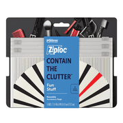 Ziploc® Brand Chic Collection™ Fun Stuff Accessory Bags, Reusable, 5 Bags