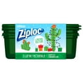 thumbnail image 1 of Ziploc Brand Holiday Food Storage Containers, Large Rectangle, 2 Count, 1 of 15