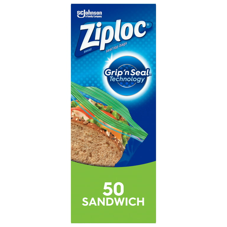Glad Sandwich Zipper Bags 50ct – BevMo!