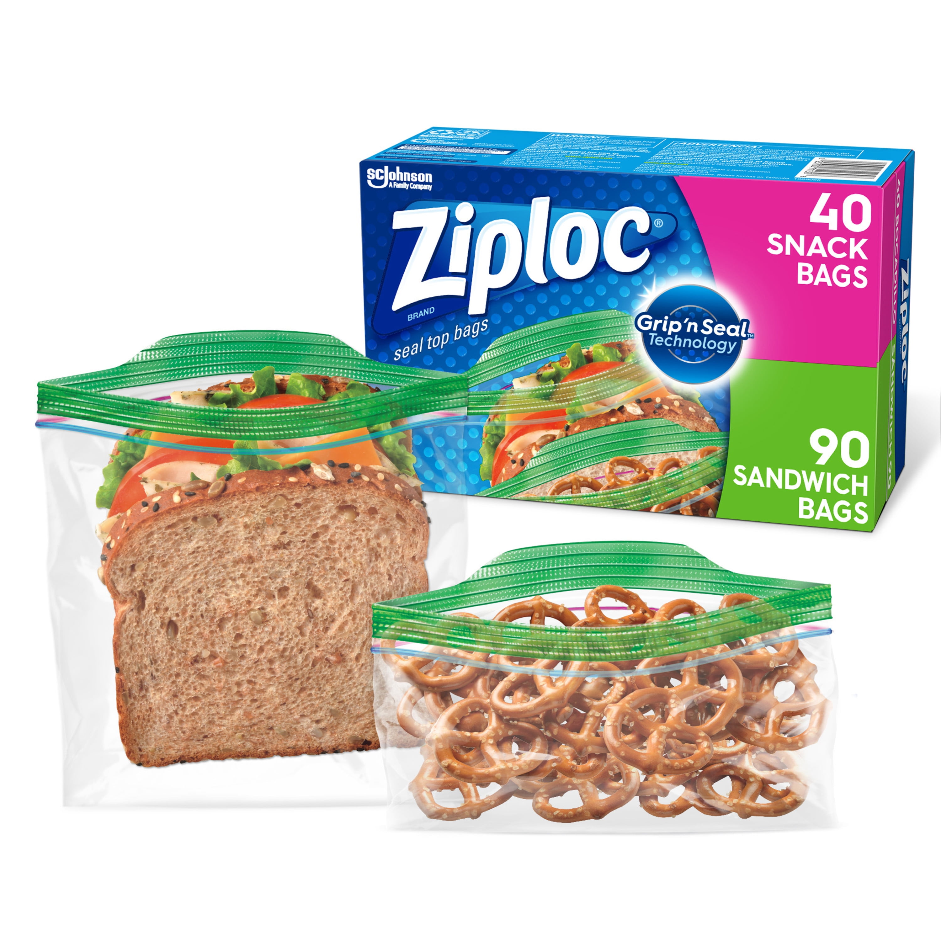600 Fold Top Sandwich Bags Food Storage Plastic Poly Baggies Snack