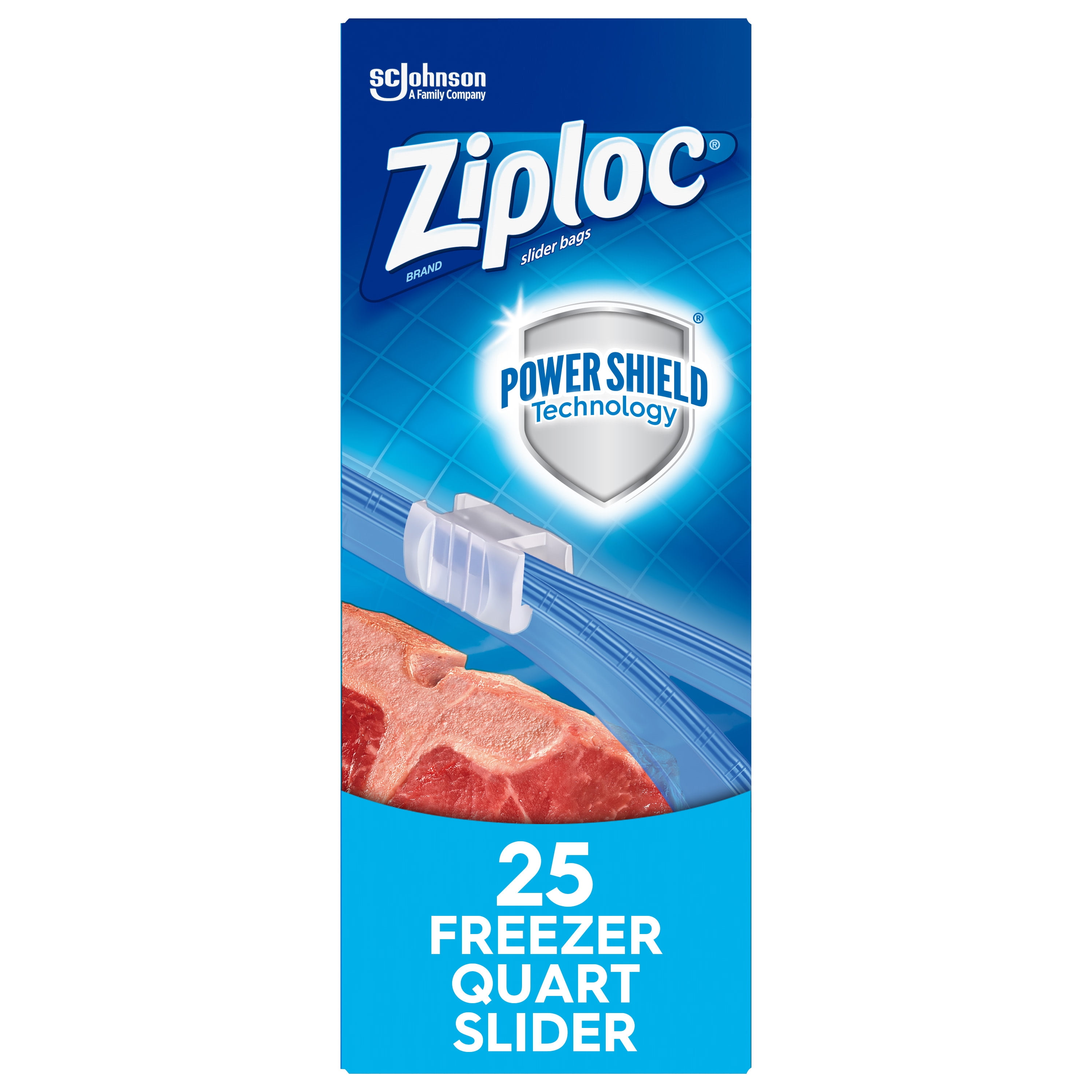 Ziploc bags 54 x Freezer Quart storage ziplock Grip N Seal SC Johnson new