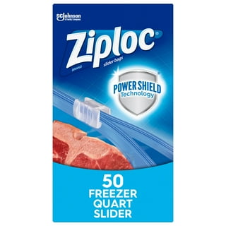 Ziploc Variety Pack – 54 Freezer Quart Bags – 38 Freezer Gallon Bags – 125  Sa
