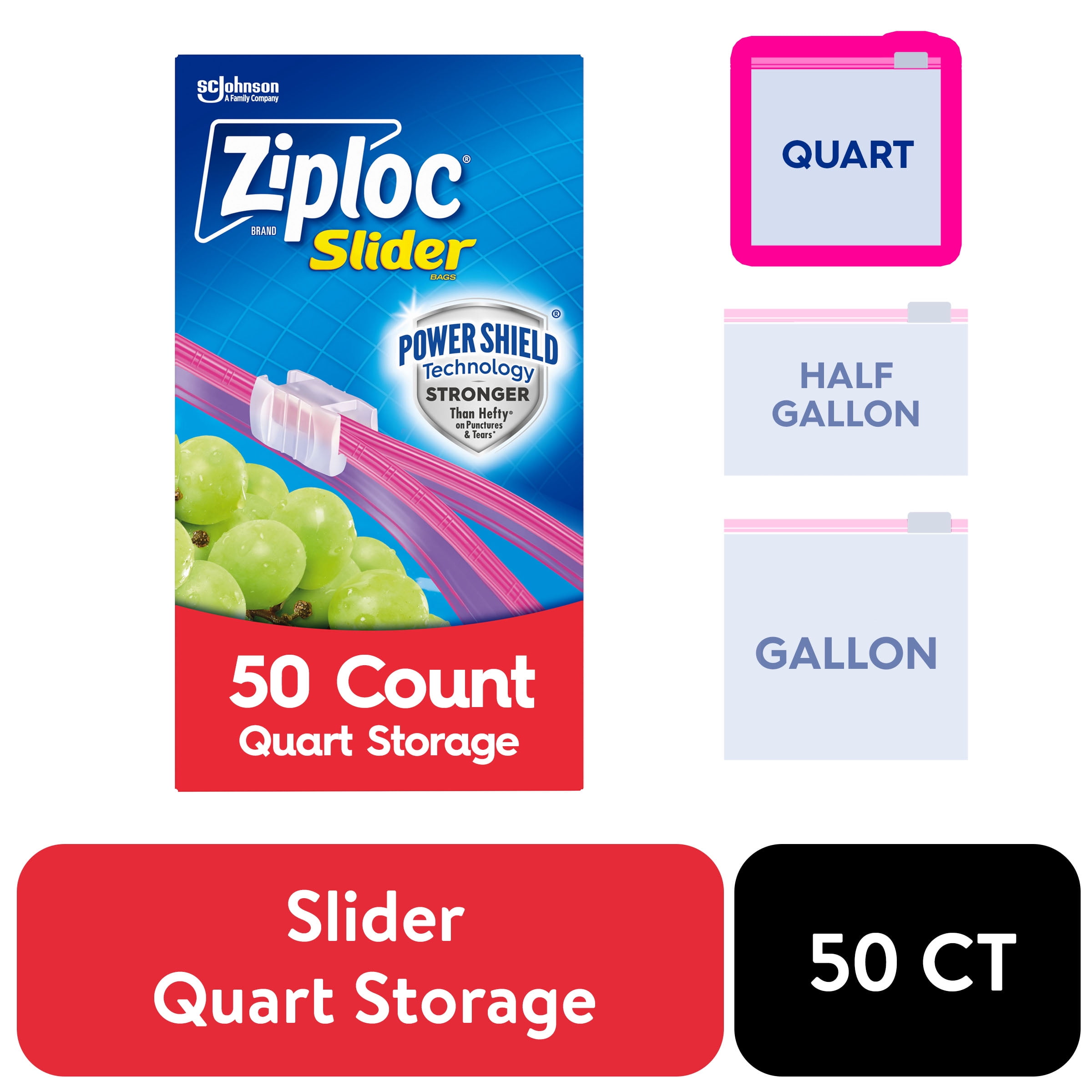 Amazon.com: Ziploc Slider Storage Bags - 1 gal - 15 ct - 2
