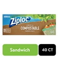thumbnail image 1 of Ziploc® Compostable Sandwich Bags, 40 Count, 1 of 13