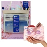 Ziploc Contain the Clutter Reusable Plastic Storage Organizer Bags, 15 Pack