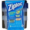 Ziploc Containers & Lids Variety Pack, 18 pc
