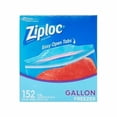 thumbnail image 1 of Ziploc Double Zipper Freezer Bags, Gallon, 152 Ct, 1 of 4