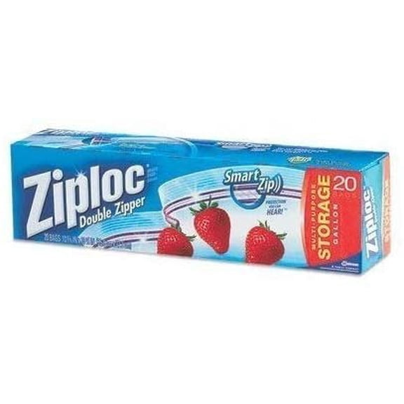 Ziploc Double Zipper Gallon Storage Bags