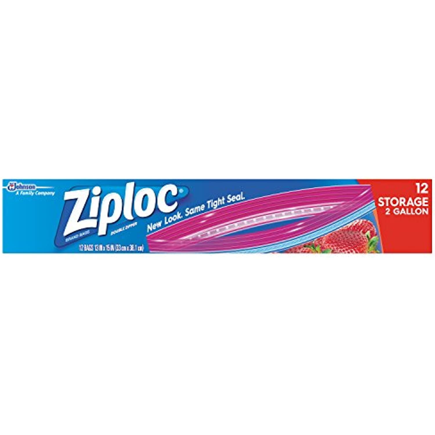 Ziploc 2 gal. Jumbo Storage Bag 043555 - The Home Depot