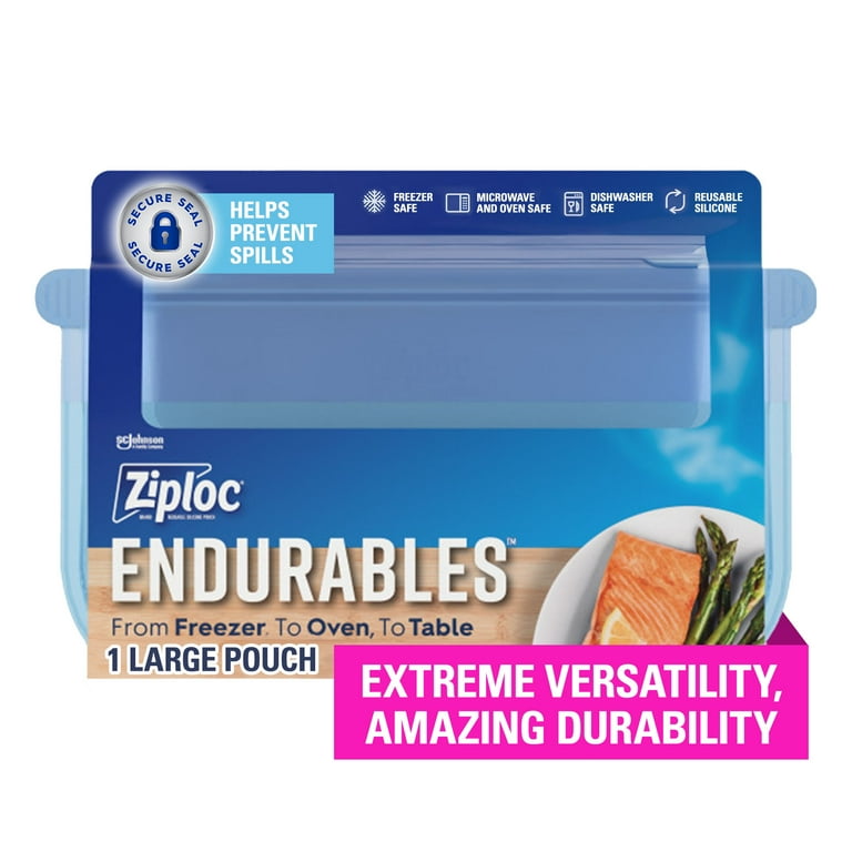 Ziploc® Endurables™ BPA Free Large Pouch, 8 cups, 64 fl oz 