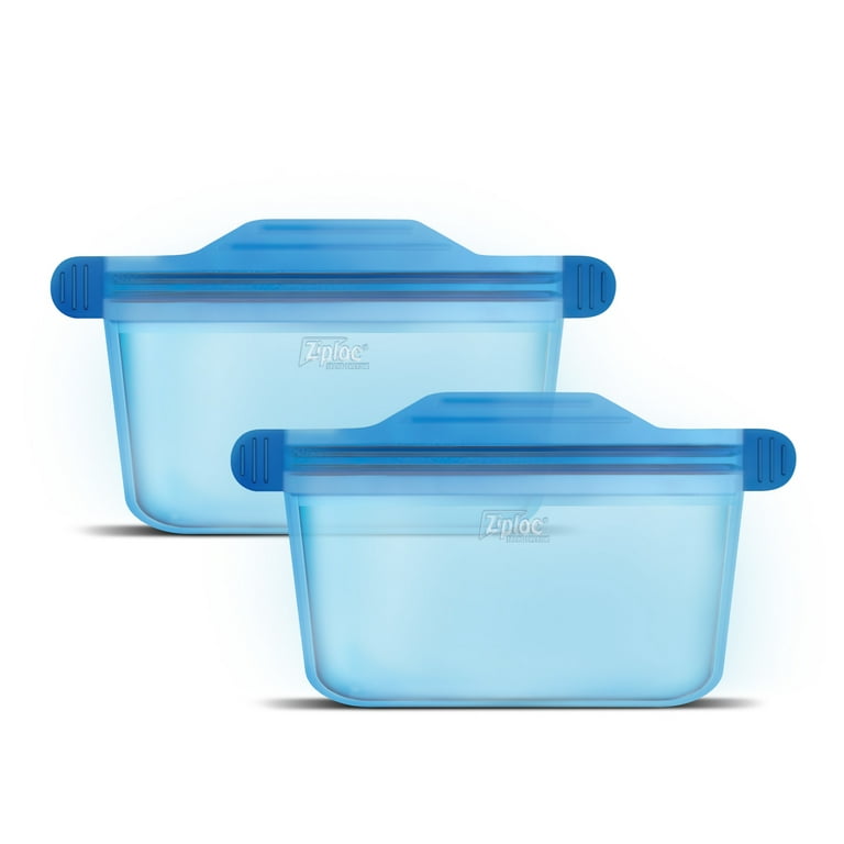 Ziploc Endurables Small Container, 2 cups, Wide Base With Feet