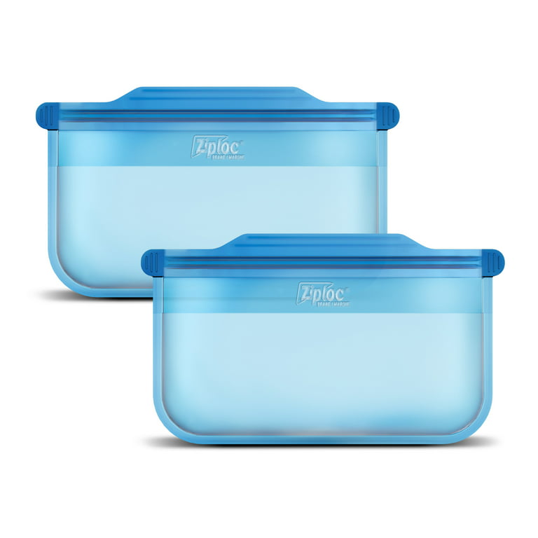 Ziploc® Endurables™ Small Container Reusable Silicone Press To Seal Food  Storage Container, 2 pk - Kroger