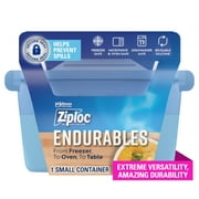 Ziploc Endurables Small Reusable Silicone Container for Microwave, Freezer, and Dishwasher - 16 fl oz