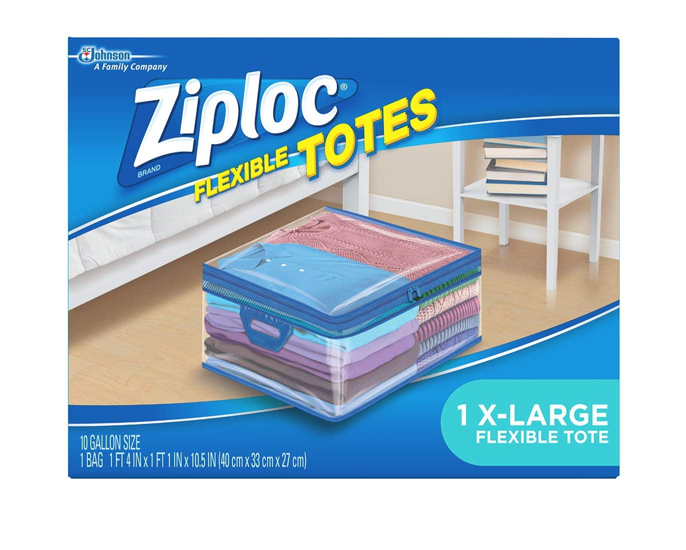Ziploc Flexible Totes, Xl 2 Pk