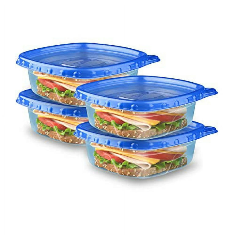 Ziploc 1.5 Pt. Clear Square Food Storage Container with Lids (4-Pack) –  Hemlock Hardware
