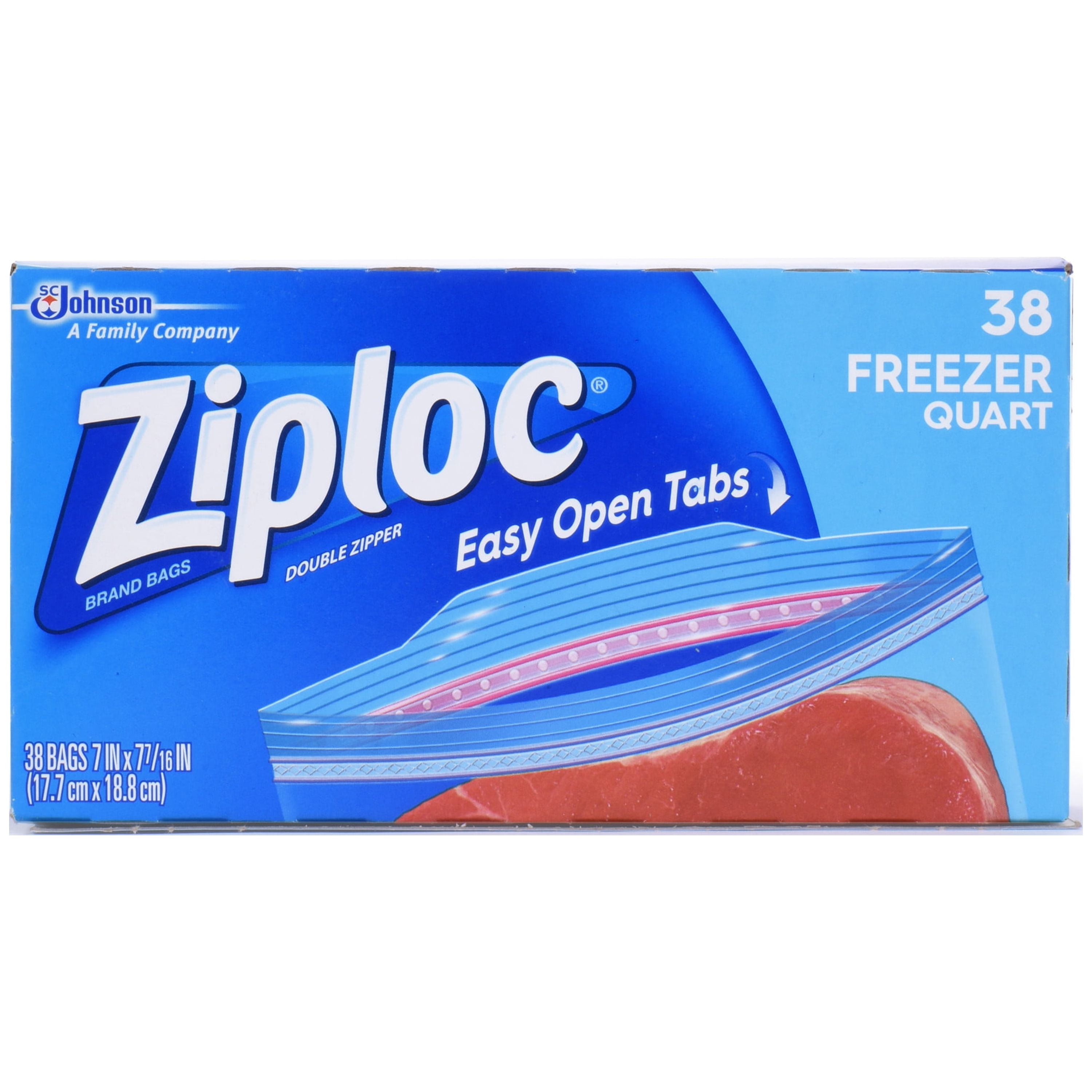 Ziploc 38-count, 4-pack Double Zipper Freezer Bag, Gallon size — Syessa