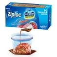 thumbnail image 1 of Ziploc Gallon Food Storage Freezer Bags, Stay Open Design with Stand-Up Bottom, Easy to Fill, 80 Count, 1 of 8