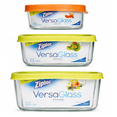 thumbnail image 1 of Ziploc VersaGlass Oven-Safe Glass Food Storage Containers, 3-Piece Set, 1 of 6