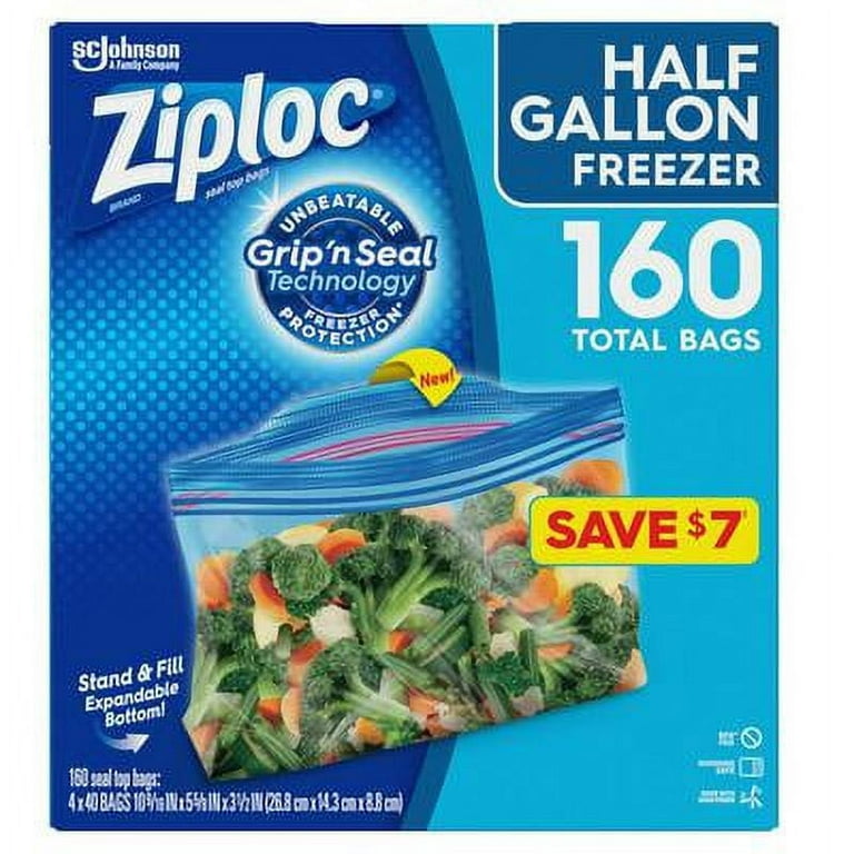 Ziploc® Freezer Bags - 2 Gallon