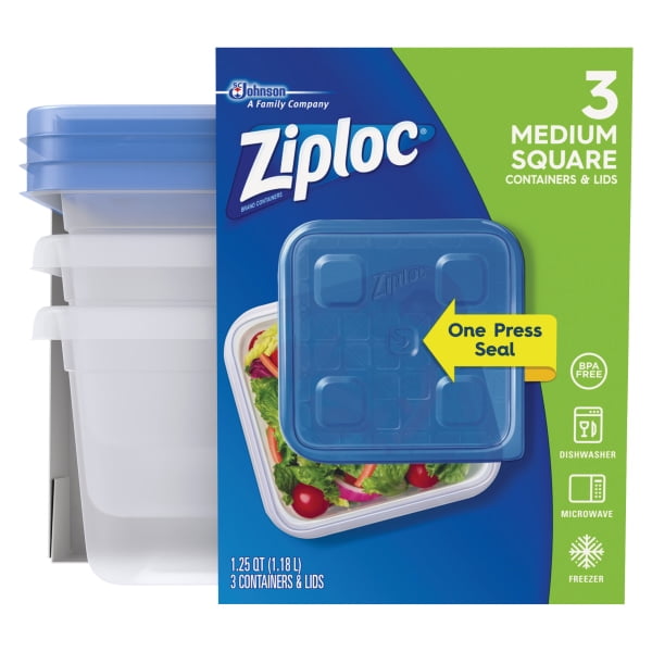 Ziploc medium square deals