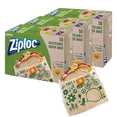 thumbnail image 1 of Ziploc Paper Sandwich and Snack Bags, Recyclable & Sealable with Fun Designs, 150 Total Bags, 1 of 3