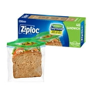 Ziploc® Sandwich Bags with EasyGuide™ 40 Count