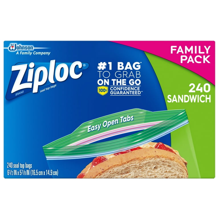 Ziploc Seal Top Sandwich Bags, 580 ct.
