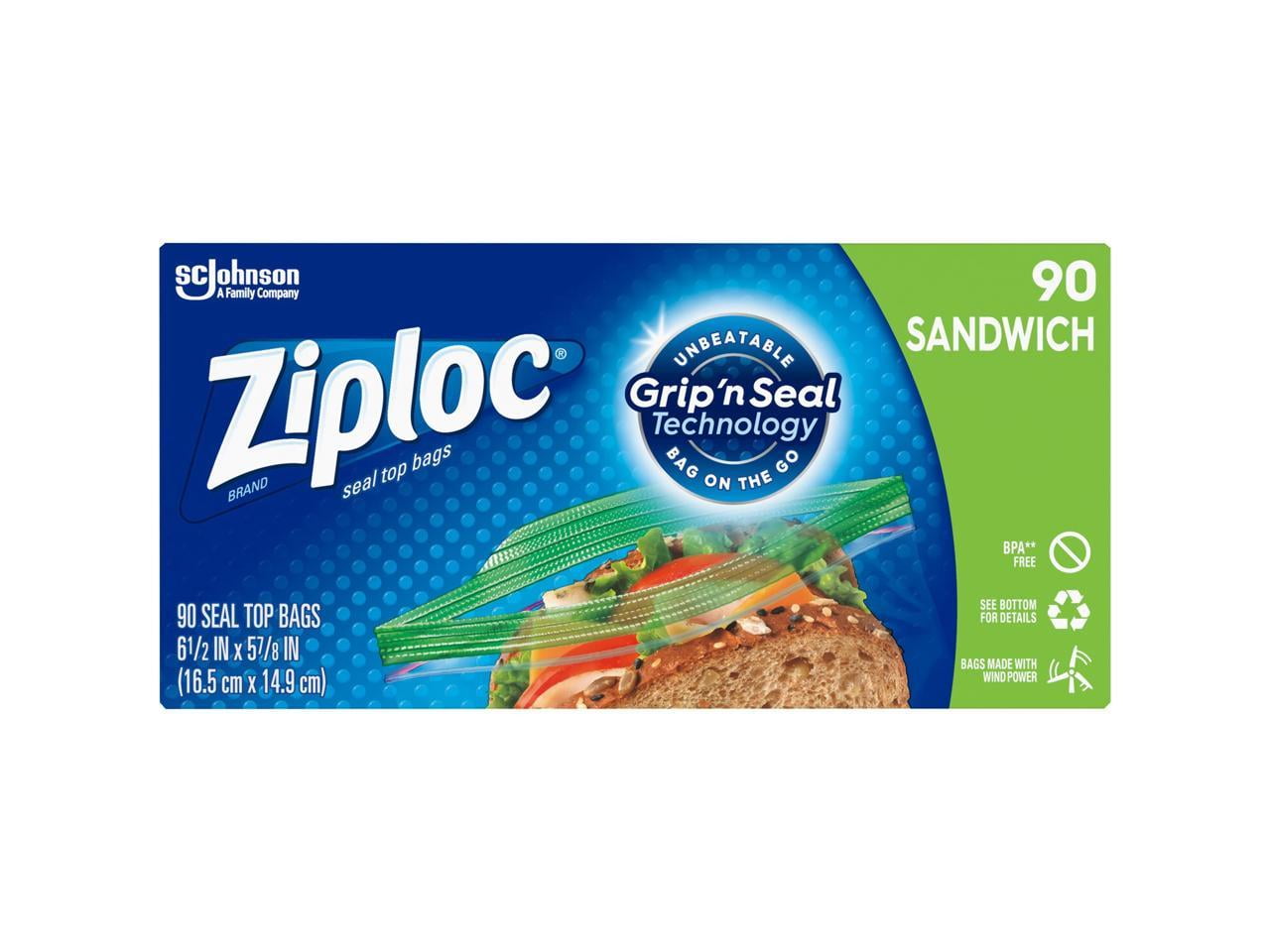 Fantapak Zp-sandwich Sandwich Zipper Bag, 6.5x5.9 LDPE, 500/Case, Price/Case