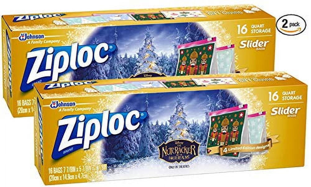 Ziploc Slider Storage Bags with Disney's Nutcracker Designs