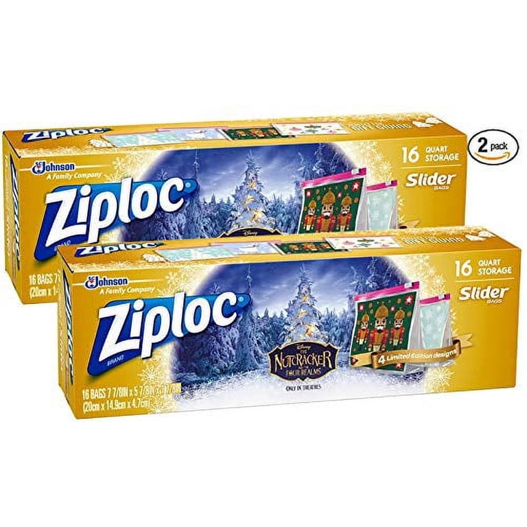 Ziploc Slider Storage Bags with Disney's Nutcracker Designs