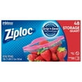 thumbnail image 1 of Ziploc® Storage Bag Quart, 48 CT, Pack of 6, 1 of 6