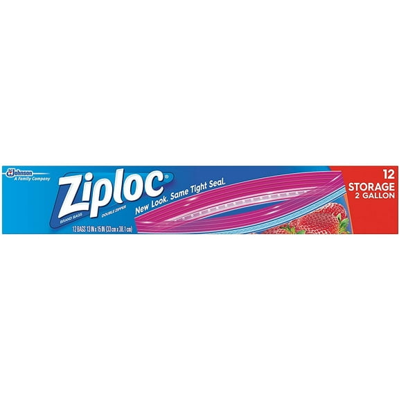 Ziploc Storage Bags, 12 Count