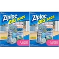 thumbnail image 1 of Ziploc Storage Bags, Double Zipper, Jumbo, 6-count, Big-Bag, 2 pack !, 1 of 1