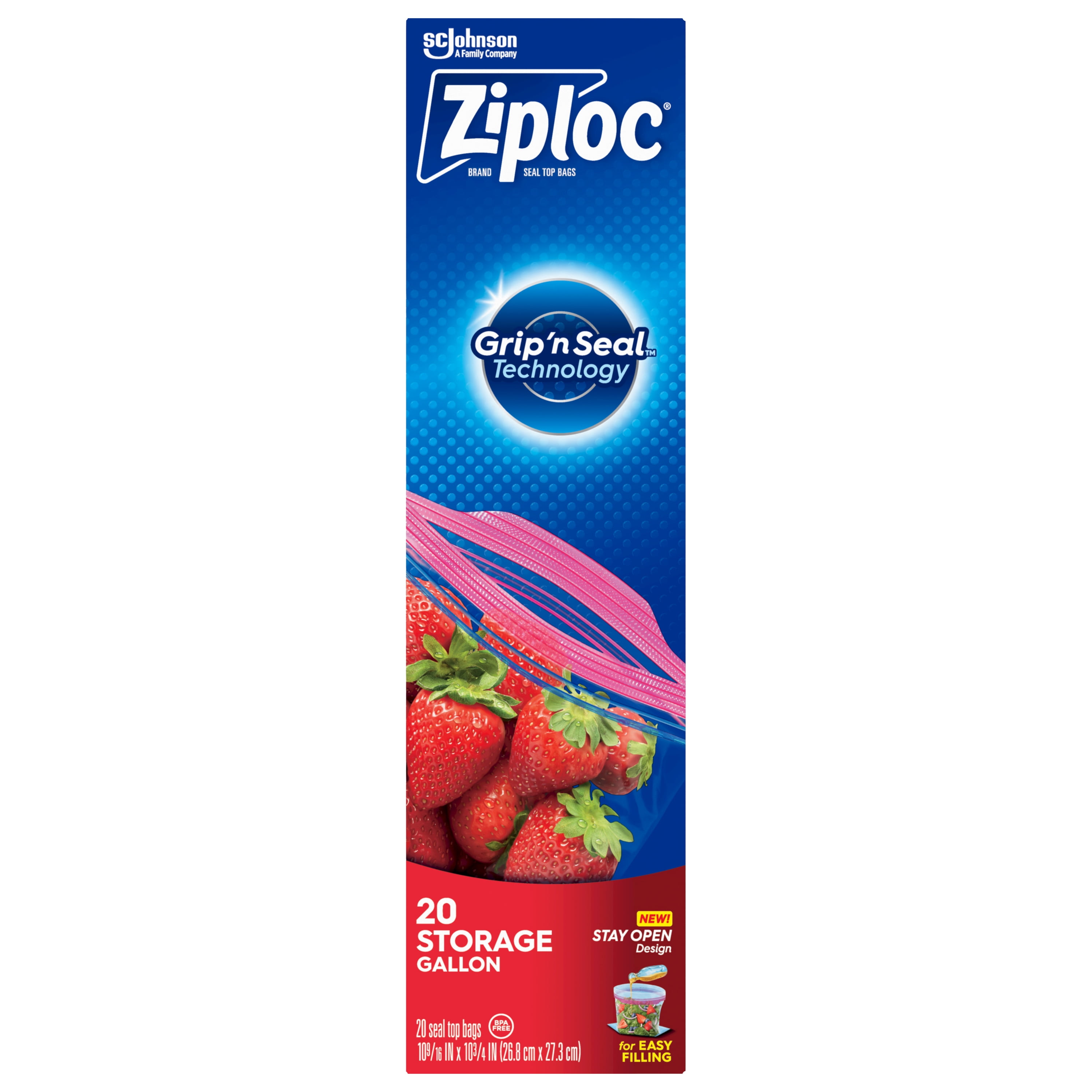 BAG/ Ziploc, Gallon, 250/cs-Food Service – Croaker, Inc