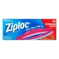thumbnail image 1 of Ziploc Storage Quart Bags with Grip 'n Seal Technology, 24 Count, 1 of 8
