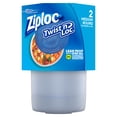 thumbnail image 1 of Ziploc Twist 'n Loc Food Storage Container, Medium, Set of 2, 1 of 7