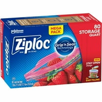 Ziploc Stand-Up Storage Bags - Blue - 9/Carton - Kitchen Ziploc Stand-Up Storage Bags - Blue - 9/Carton - Kitchen