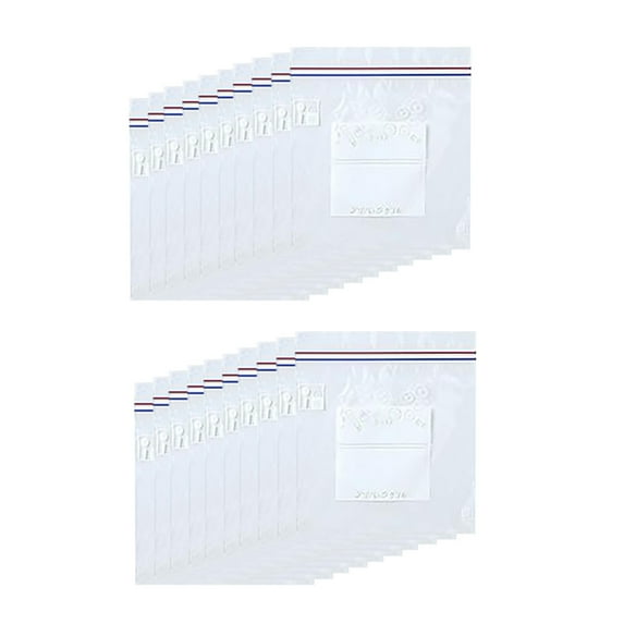 Ziplock Bag, Easeky Sealed Bag Fresh Keeping Food Packaging Bag Self Sealing Bag Household Bag Thickening Refrigerator Ziploc Bags Container Food Storage Large Ziploc Bags