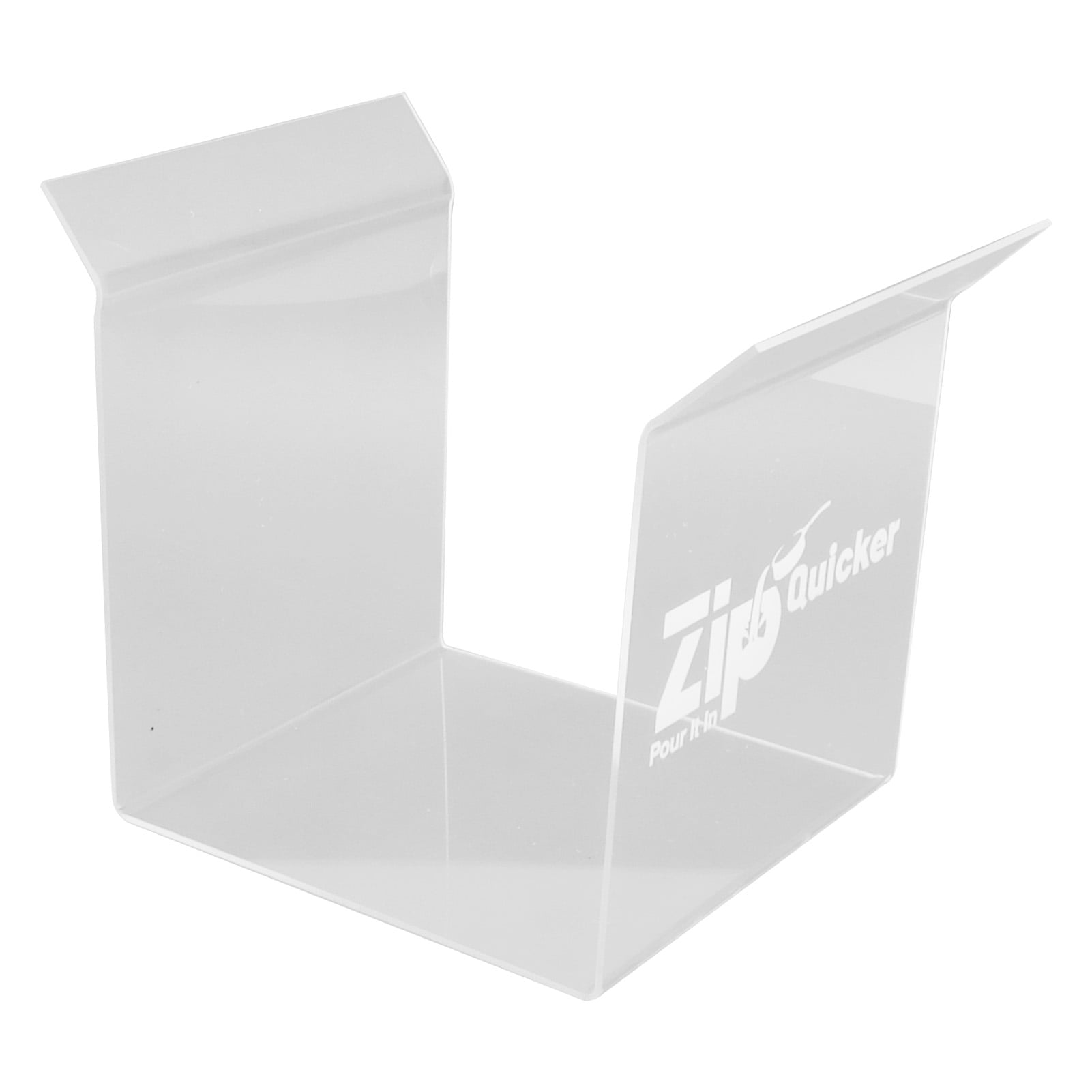 Ziplock Bag Holder Baggy Rack Holder Acrylic Handsfree to Pour Leftovers Food Bag Stand for